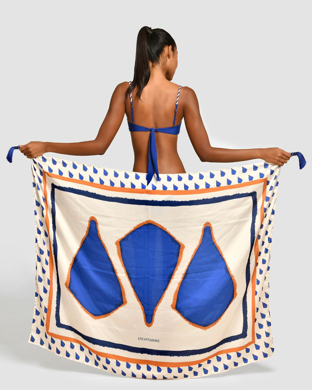 Pareo Taylor Mollis Blue Sarong Encantadore