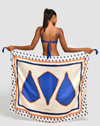 Pareo Taylor Mollis Blue Sarong Encantadore