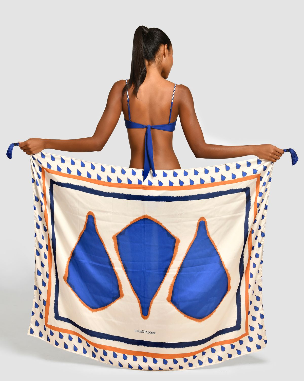 Pareo Taylor Mollis Blue Sarong Encantadore