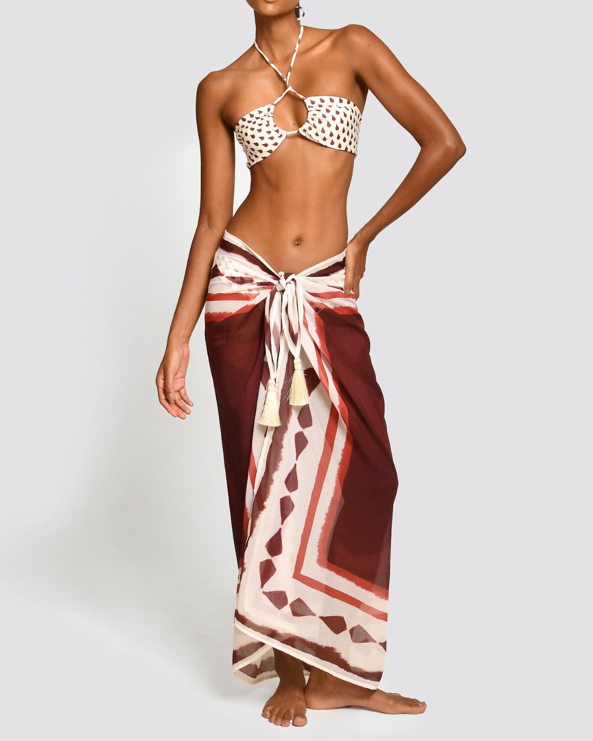 Top de Bikini Hortencia Mollis Red Encantadore