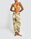 Pareo Taylor Rana Green Sarong Encantadore