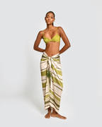 Pareo Taylor Rana Green Sarong Encantadore