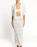 Falda tejida Ponto Ivory encantadore