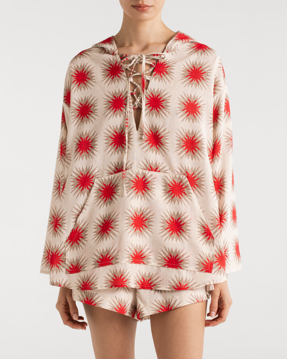 Hoodie Rapha Star Red encantadore