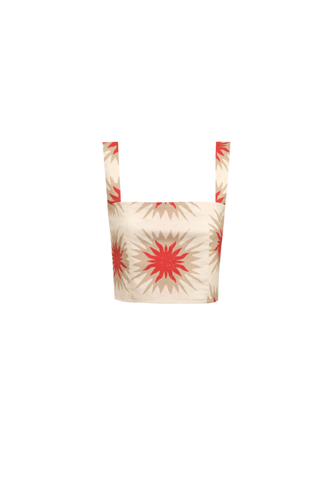 Crop Top Ceci Star Red