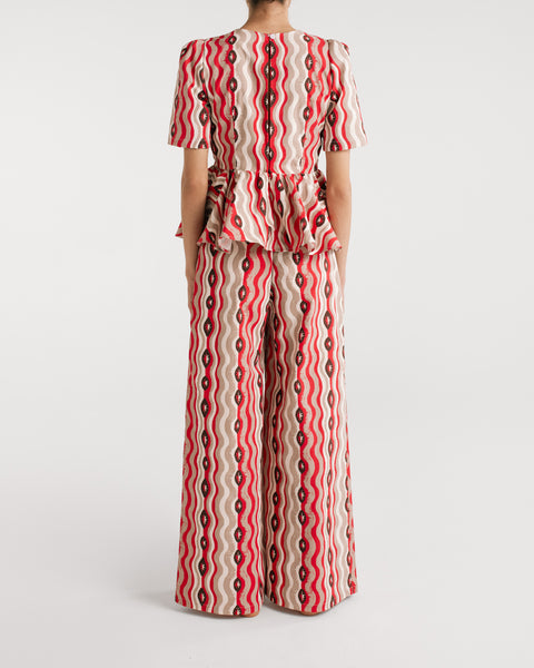 Top Ela Star Waves Red