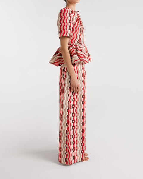 Top Ela Star Waves Red