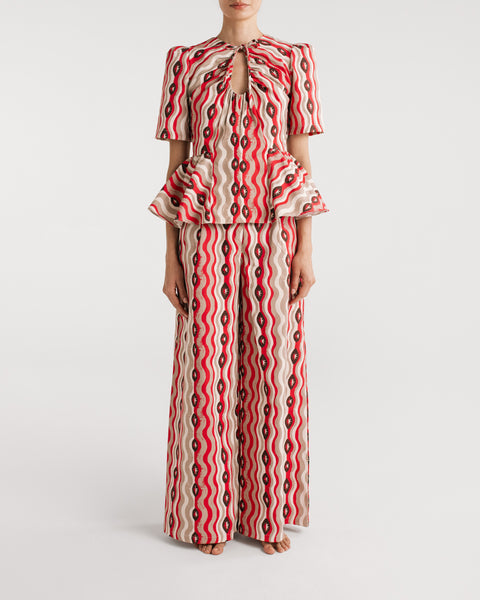 Top Ela Star Waves Red