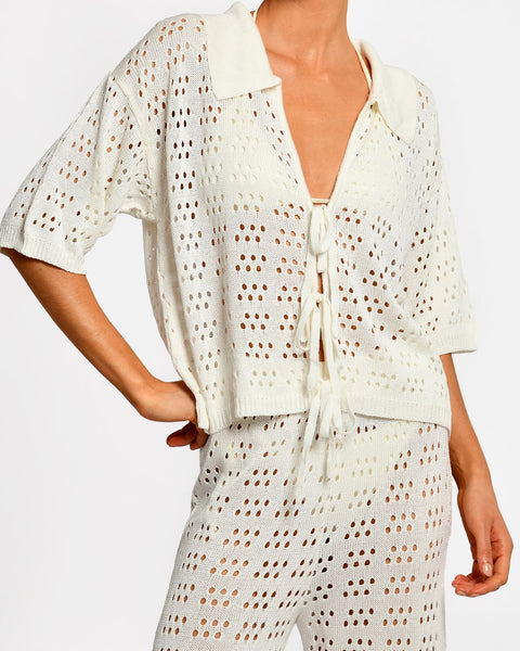 Top Tejido Lau Ivory