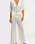 Pantalones Tejidos Siro Ivory encantadore