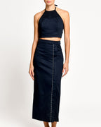 Top Eliana Navy encantadore
