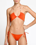 Top de Bikini Hortencia Orange encantadore