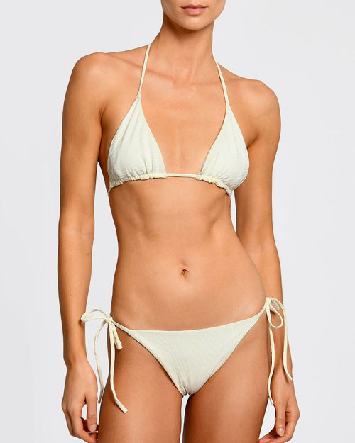 Top de Bikini Bimori Ivory Sand & Bottom de Bikini Tina Ivory Sand encantadore
