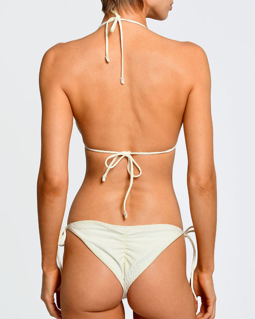 Top de Bikini Bimori Ivory Sand & Bottom de Bikini Tina Ivory Sand encantadore