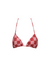 Bimori Red Checkers Bikini Top