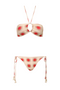 Top De Bikini Hortencia Star Red & Bottom De Bikini Tina Star Red