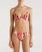 Top De Bikini Mila Star Waves & Bottom De Bikini Zahra Star Waves Red