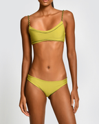 Top de Bikini Mimi Rana Green Encantadore