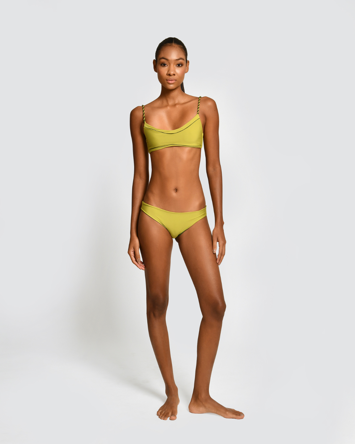 Top de Bikini Mimi Rana Green Encantadore