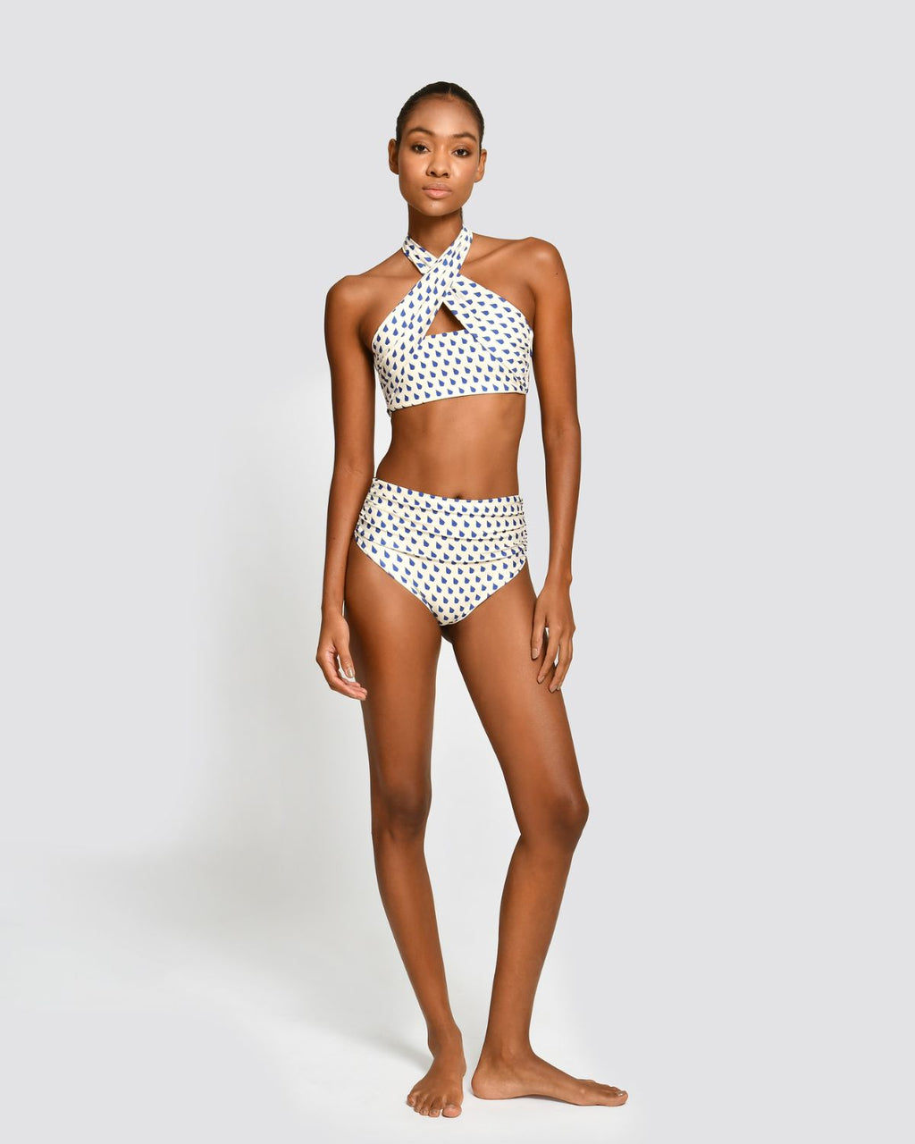 Top de Bikini Paola Mollis Blue Encantadore