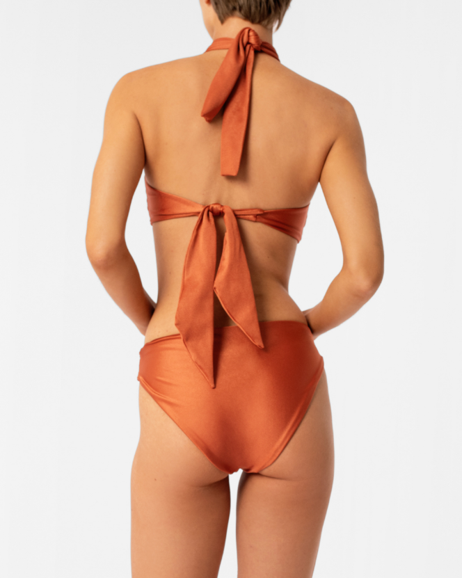 Top de Bikini Paola Orange encantadore