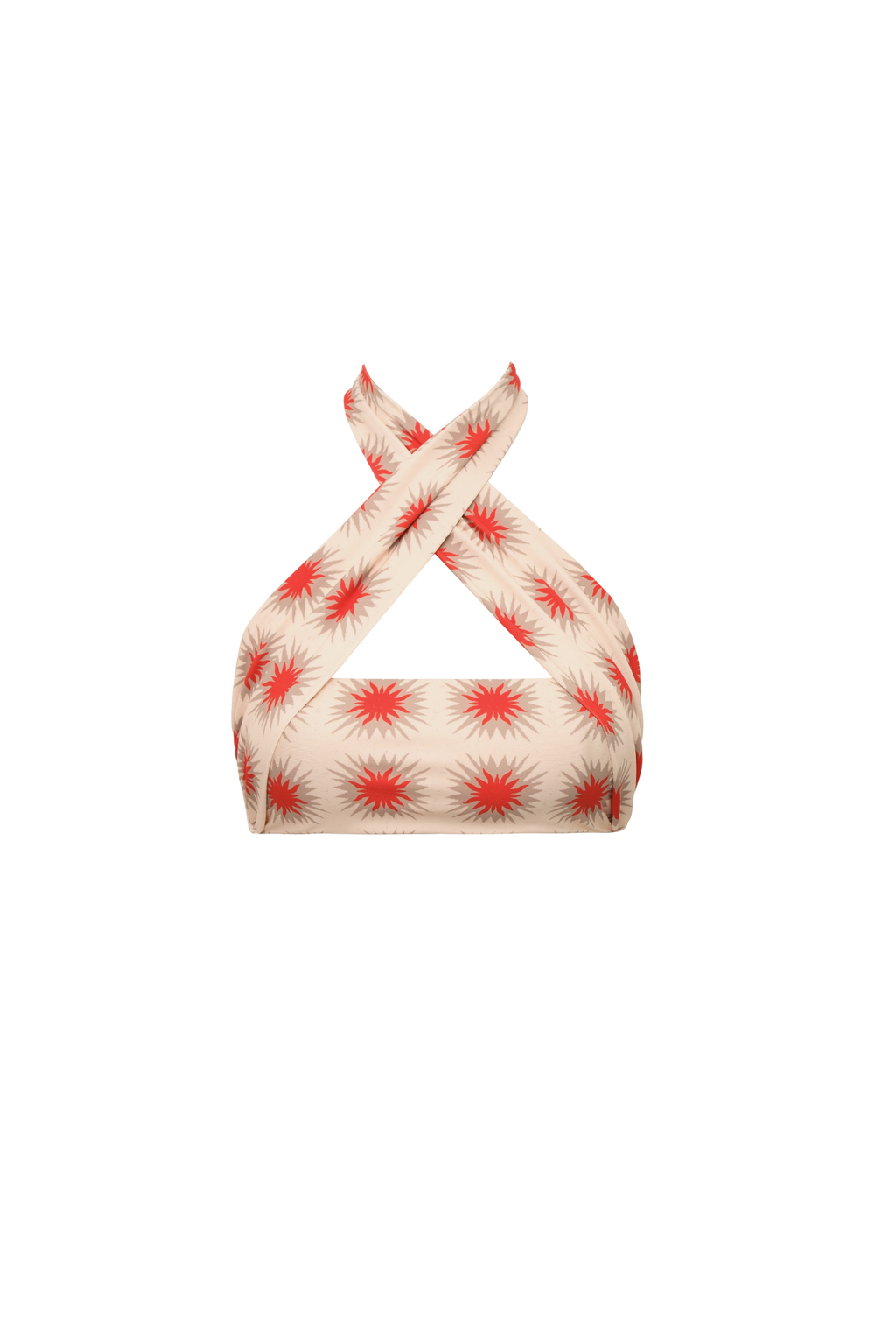 Top de Bikini Paola Star Red encantadore