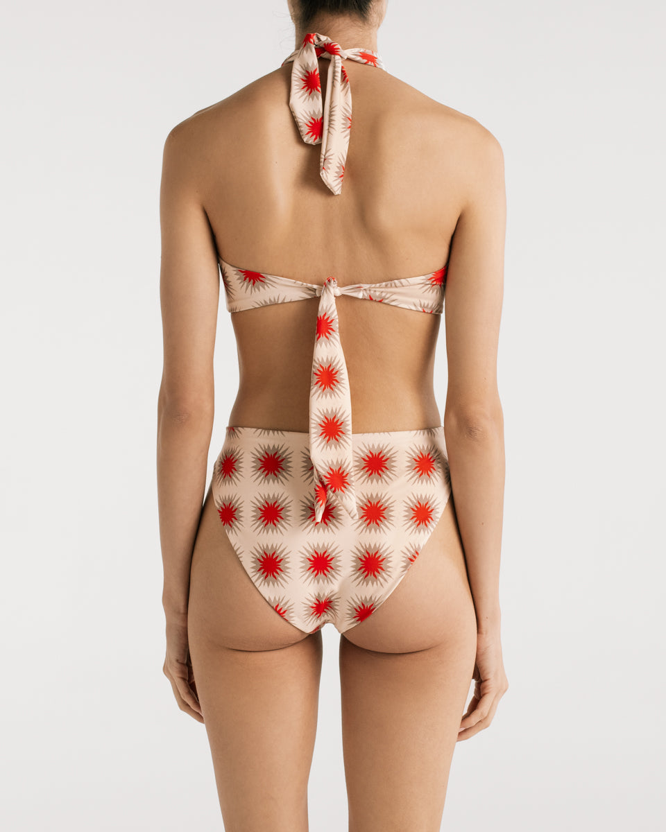 Top de Bikini Paola Star Red encantadore
