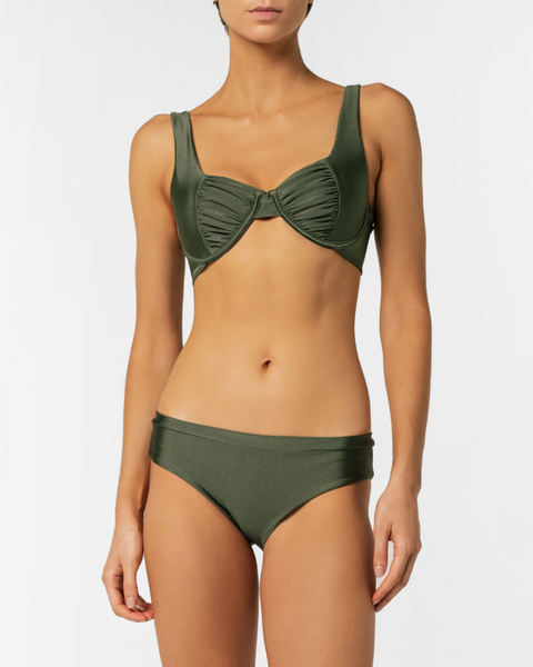 Top de Bikini Pula Green