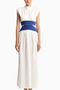 Toya White Blue Dress