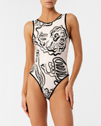 Vestido De Baño Entero Helena White Marea encantadore