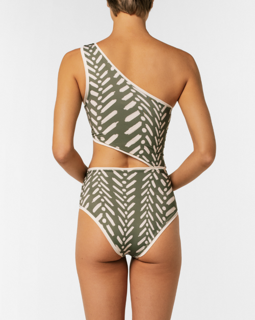 Vestido De Baño Entero Raisa Green Linee encantadore