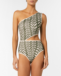 Vestido De Baño Entero Raisa Green Linee encantadore