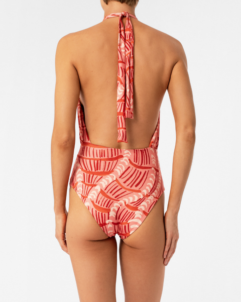Vestido De Baño Entero Taliana Pink Sabbia