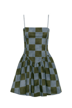 Vestido Filippa Blue Checkers encantadore