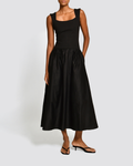 Vestido Midi Alba Black Encantadore
