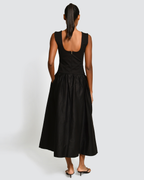Vestido Midi Alba Black Encantadore