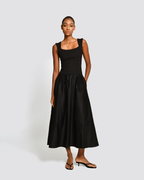 Vestido Midi Alba Black Encantadore