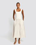 Vestido Midi Alba Ivory Encantadore