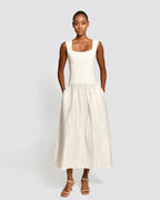 Vestido Midi Alba Ivory Encantadore