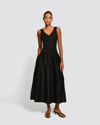 Vestido Midi Flavia Black Encantadore