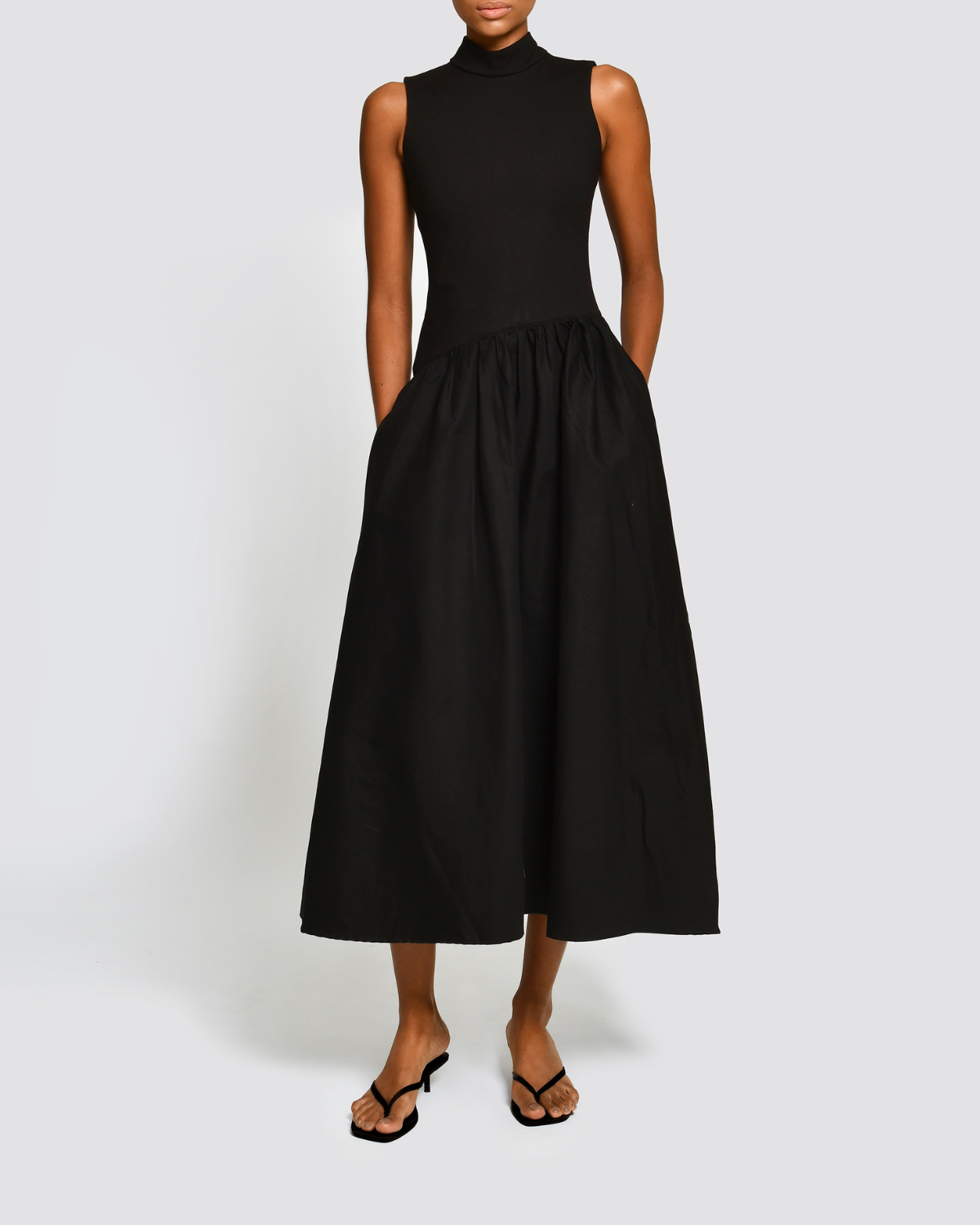 Vestido Midi Viora Black Encantadore