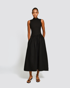 Vestido Midi Viora Black Encantadore
