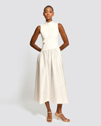 Vestido Midi Viora Ivory Encantadore