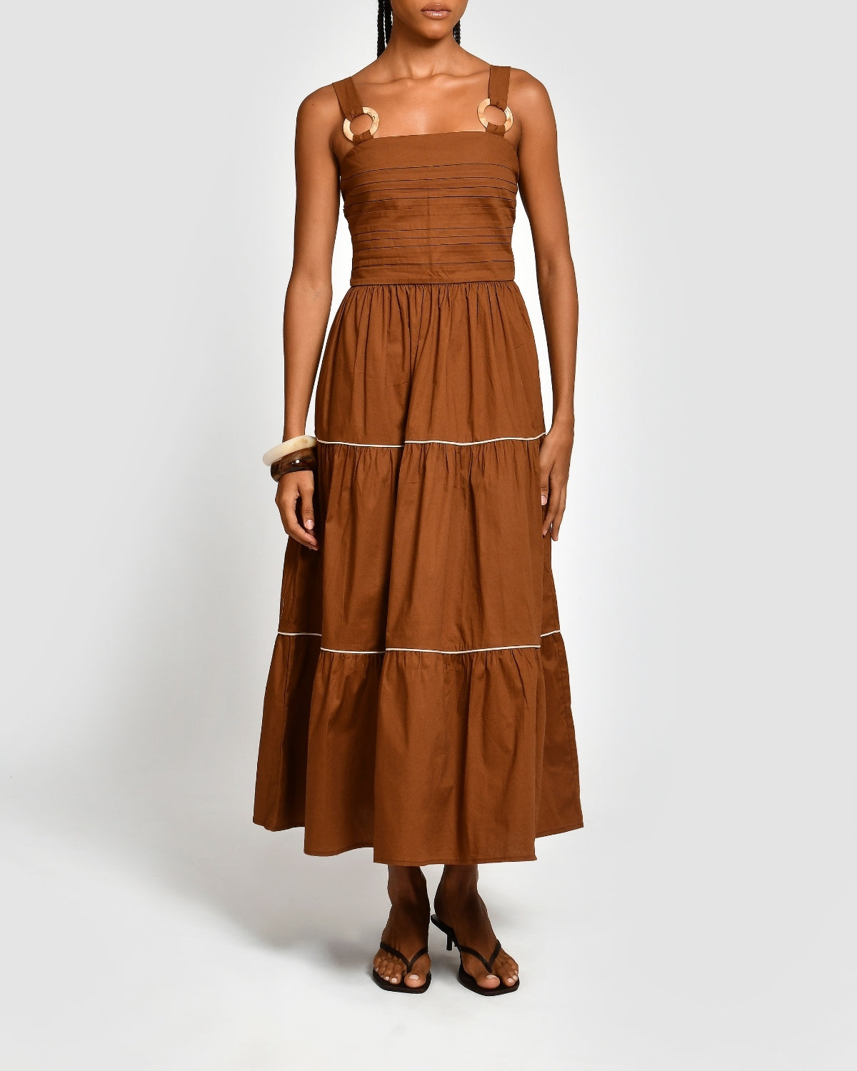 Vestido Ginevrita Brown encantadore