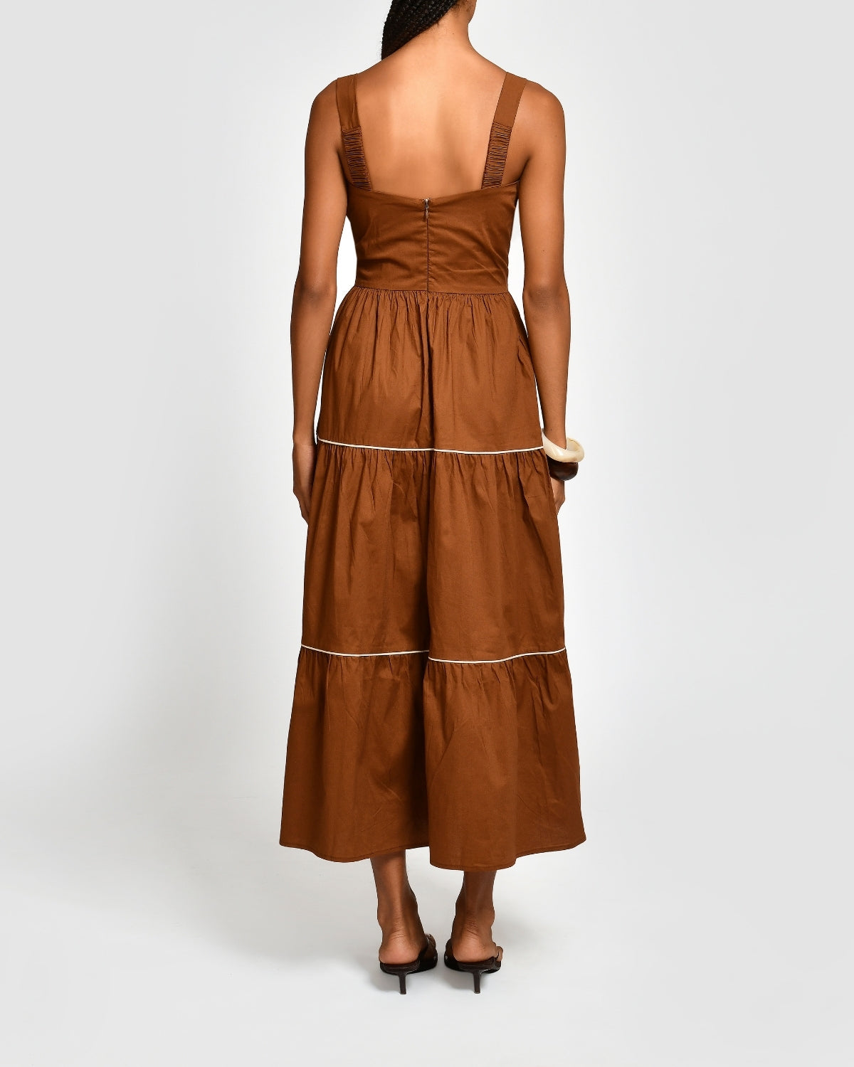 Vestido Ginevrita Brown encantadore