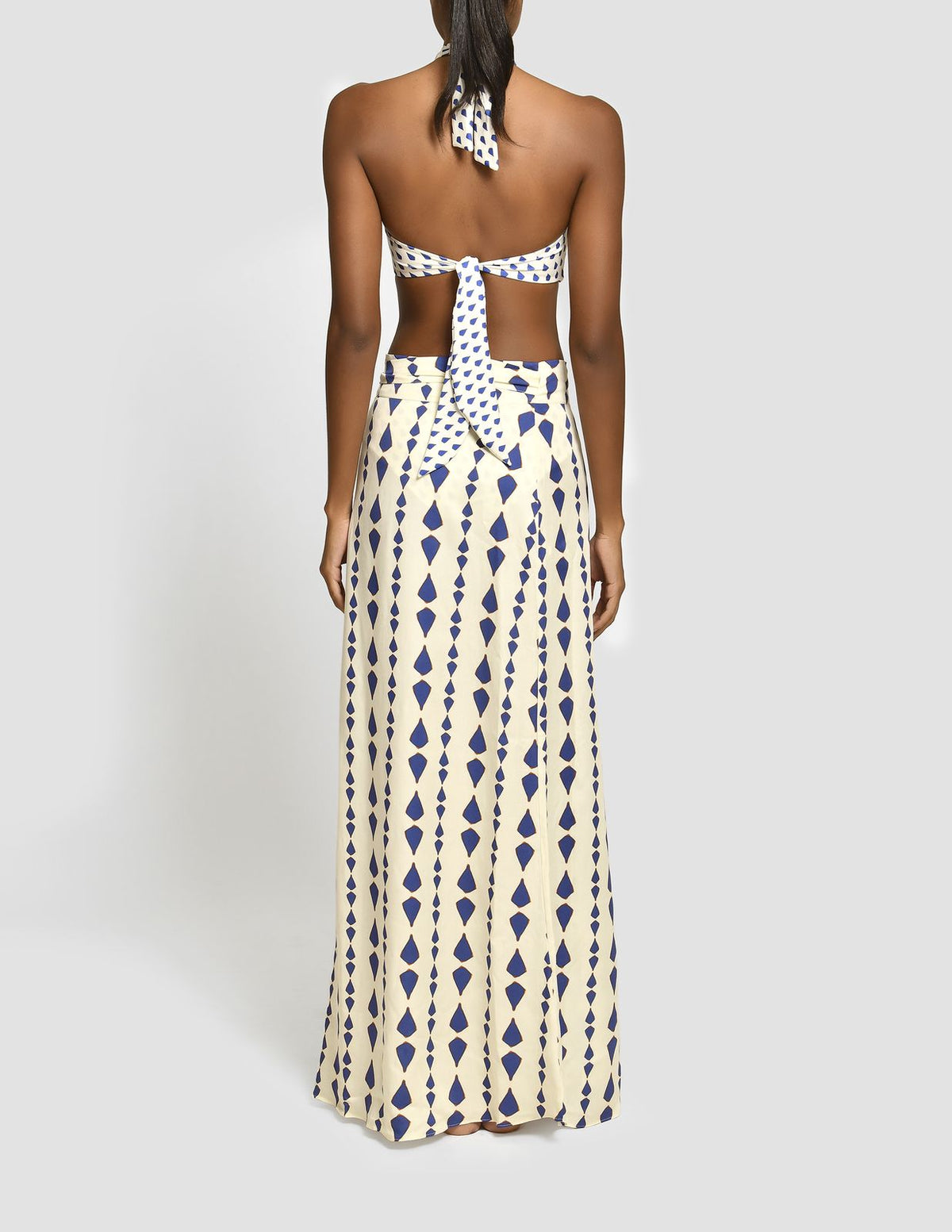 Falda Larga Eleonora Mollis Blue