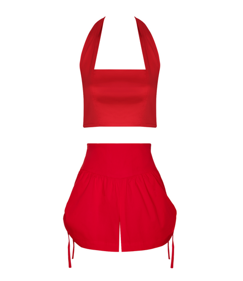 Nina Red Top & Nella Red Short