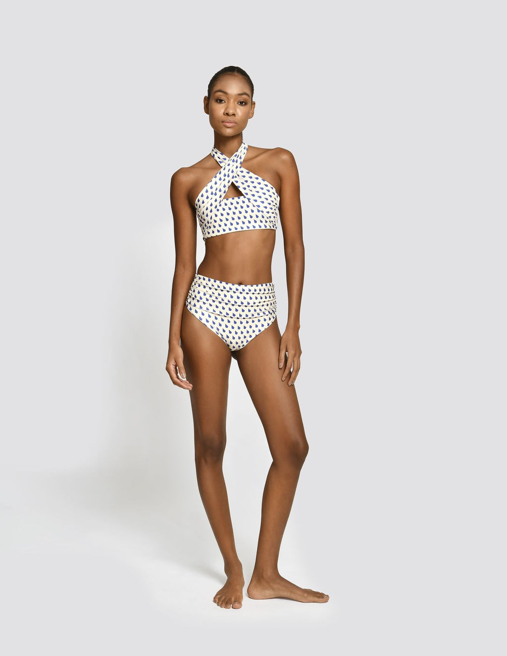 Top de Bikini Paola Mollis Blue
