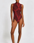 Vestido de Baño Enterizo Body Vibo Big Mollis Red