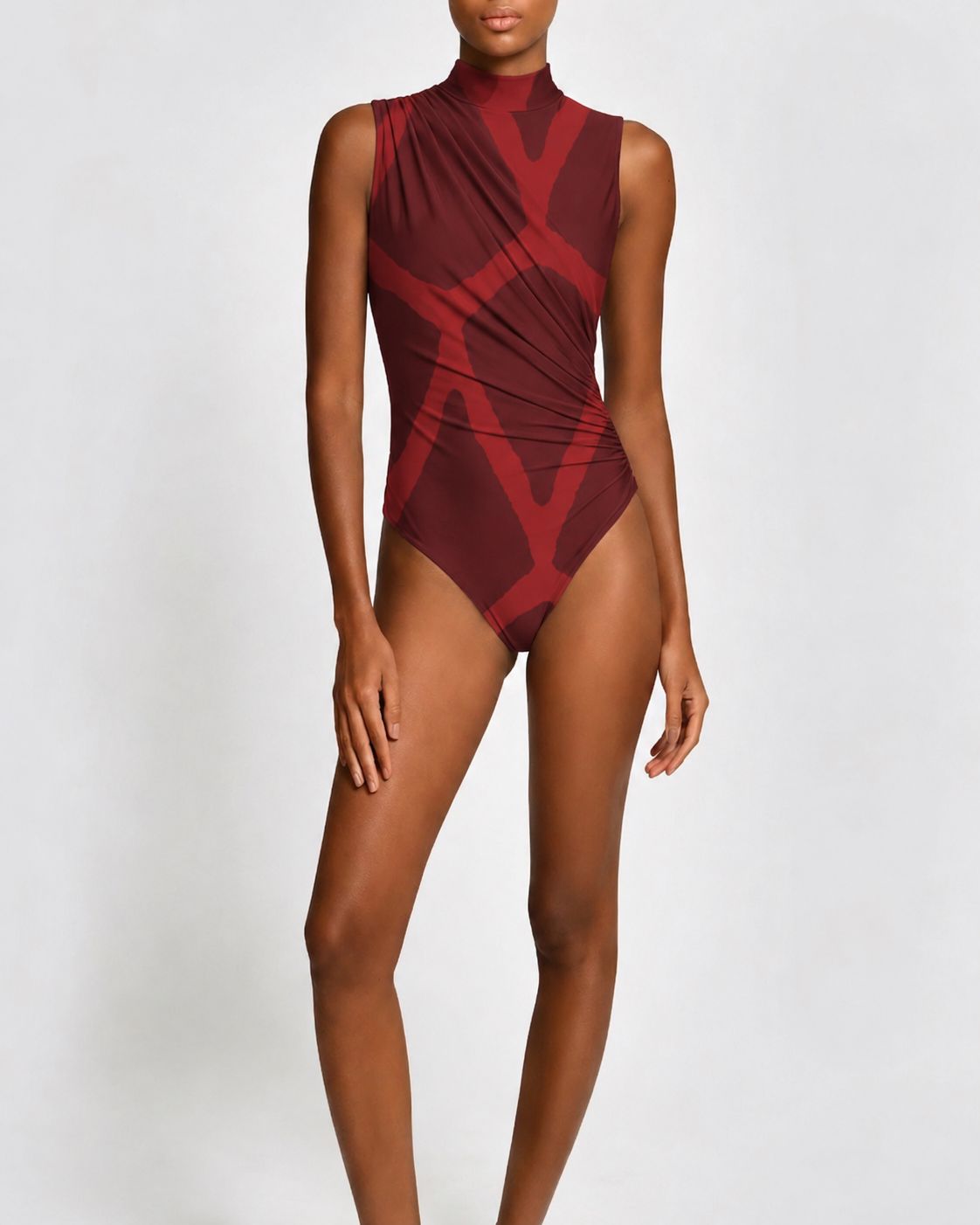Vestido de Baño Enterizo Body Vibo Big Mollis Red